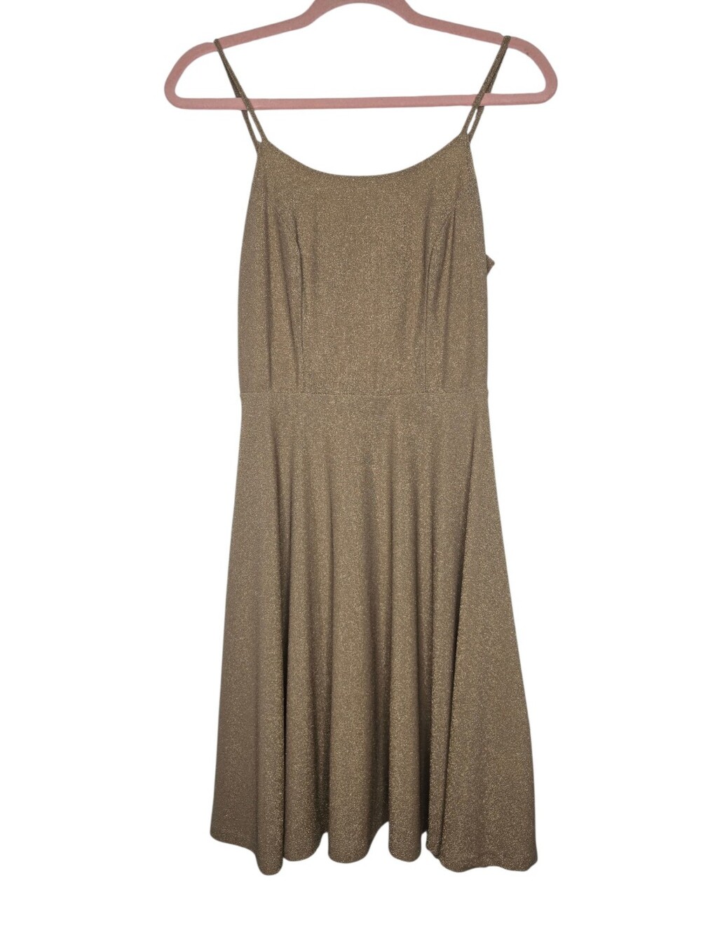 Bbonlinedress Sparkly Spaghetti Strap Mini Dress